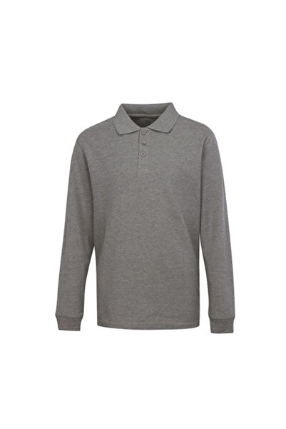 Nacar Uzun Kollu Tişört Koyu Gri