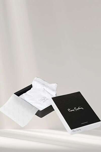 Pierre Cardin 140 Erkek Beyaz Penye 2'Li Modal Atlet Boxer Takım
