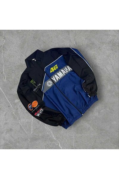 ModaTEKS Unisex Αλεξίπτωτο Υφασμάτινο Ψηφιακό Εκτυπωμένο Λευκό Ανεμοδράστη Αδιάβροχο