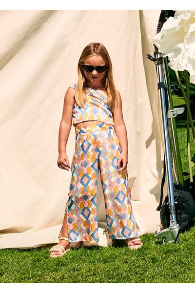 MAYORAL Girl's Abby&Lula Crop Pants Two Piece Set