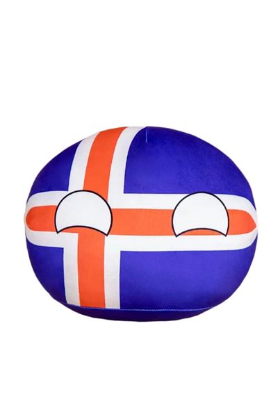 Choice 10cm Funny Polandball 10cm Countryballs Toy Plush Pendant Plush Doll Countryball USSR USA FRANCE RUS