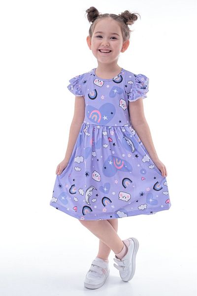 Teymbaby Girl's Printed Dress