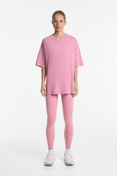 Oysho Short sleeve cotton blend T-shirt