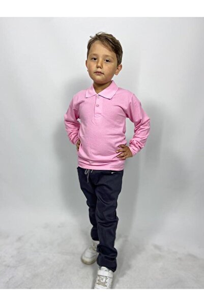 Generic Brand Long Sleeve Polo Neck School Wear Outfit Tshirt