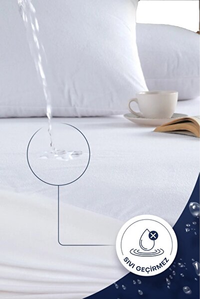 Home ÇİFT KİŞİLİK SIVI GEÇİRMEZ POLYESTER FITTED KENARLI ALEZ