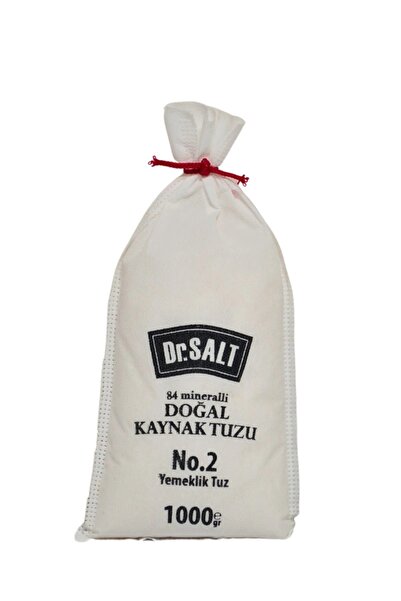 Dr.Salt 84 Mineralli Doğal Kaynak Tuzu - No.2 Yemeklik - 1 Kg.