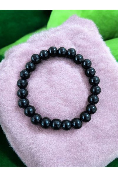 CharmPlay Shungite Bracelet Electromagnetic Protection and Stress Reduction Natural Stone Bracelet