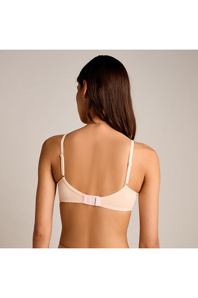 FAV Bow Detail Support Bra with Hook and Eye Closure and Adjustable Strap