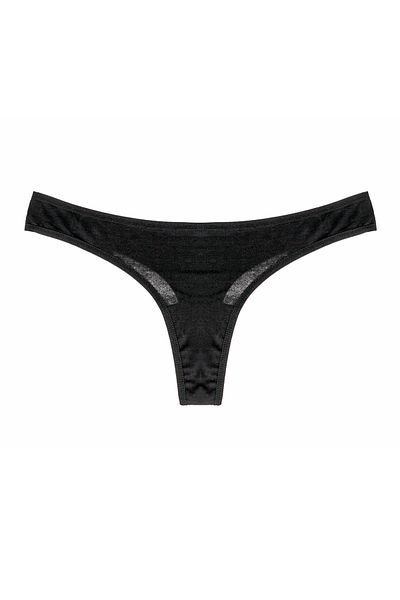 Penti Chiloți negri Basic String