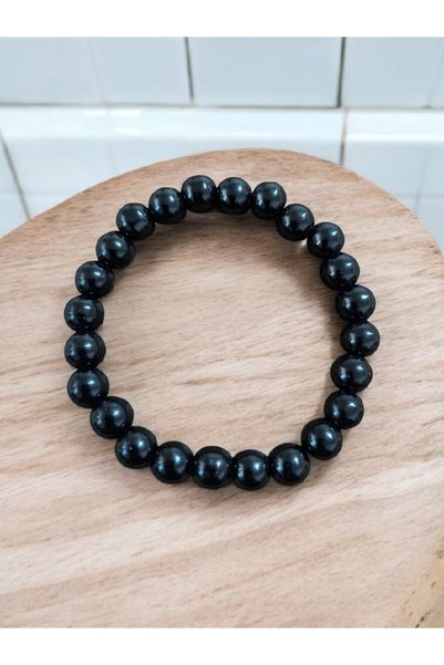 CharmPlay Shungite Bracelet Electromagnetic Protection and Stress Reduction Natural Stone Bracelet