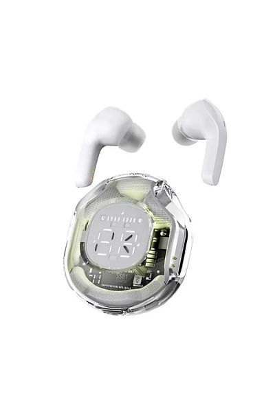 Choice White Tws Air T8 Bluetooth Earbuds with LED Digital Display Bluetooth 5.3 Wireless in-Ear Earphone f