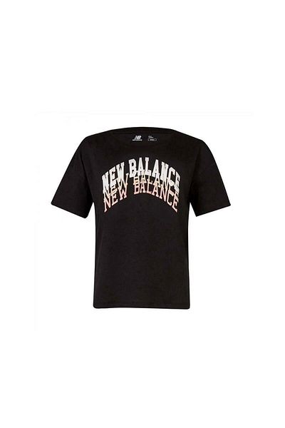 New Balance تي شيرت نسائي لايف ستايل WNT1204-BK