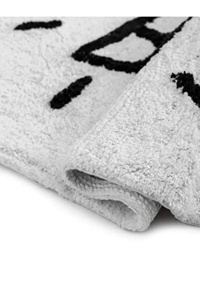 LC Waikiki LCW HOME Μαύρο Κεντητό Χαλάκι Μπάνιου 50x80 εκ