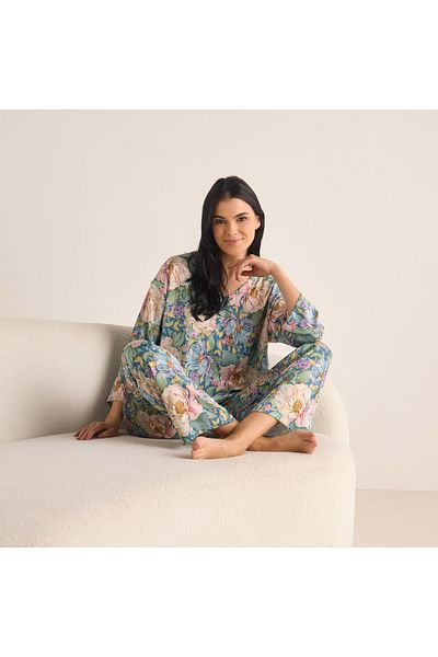 FAV Floral Print T-shirt and Pyjama Set