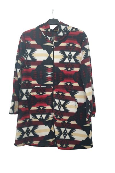 GGMM Plus Size Hooded Fleece Cardigan