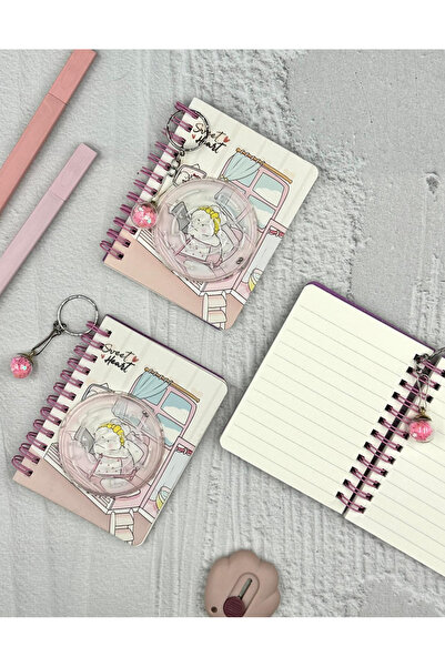 ZeCo Collection Cute Rabbit Circle Maze Mini Notebook with Spiral Lines 56 Pages