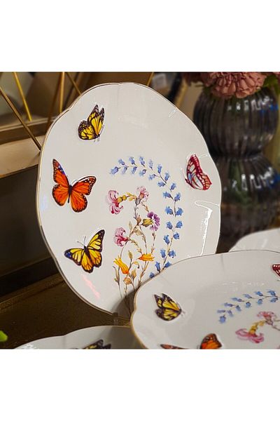Le Atölye Mariposa 6-Piece Serving Plate 27cm
