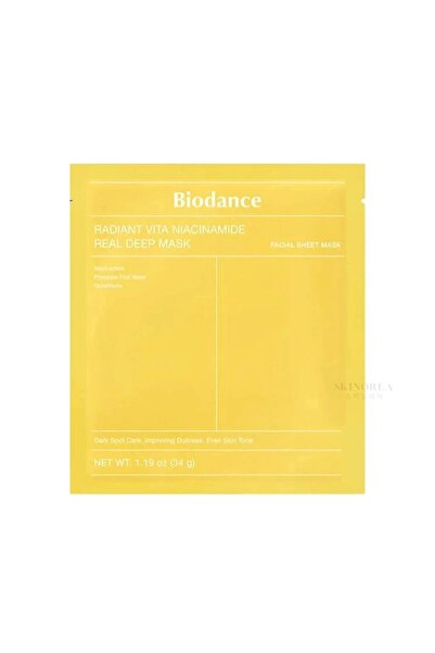 Biodance Radiant Vita Niacinamide Real Deep Mask (GLOBALCARE)