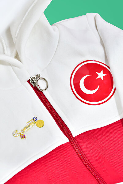 Papatya Silver 925 Ayar Gümüş Pembe Ayaklı Isimli Bebek İğnesi , Türkiye Arma...