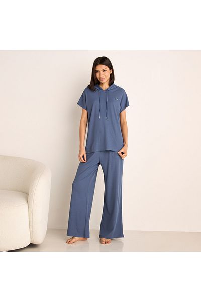 FAV Ribbed Hooded T-shirt and Pyjama Set