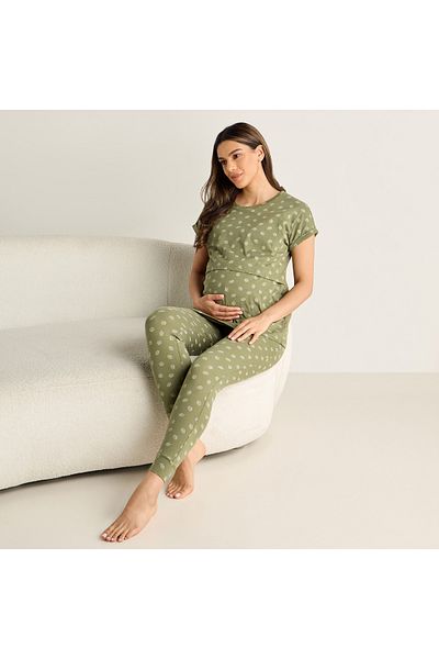 FAV All-Over Print Cotton Maternity Pyjama Set