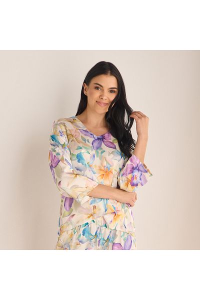 FAV Floral Print T-shirt and Pyjama Set