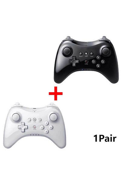Choice 1 Pair Wireless Classic Pro Controller Joystick Gamepad for Nintend wii U Pro with USB Cable Wireles