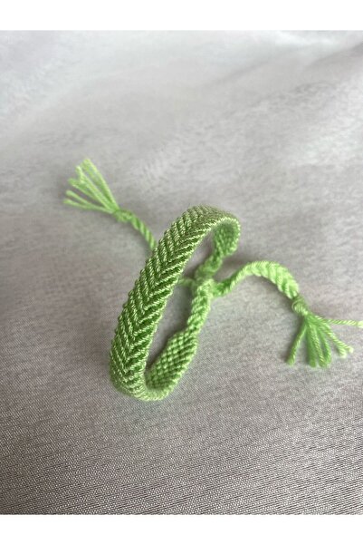 MELUSH Monochrome Chevron Bracelet Handcrafted Knitted Bracelet