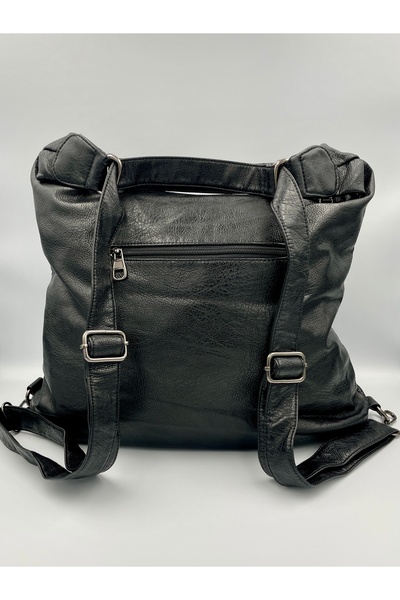 seyyah Washed Soft Leather Back and Sleeve Bag