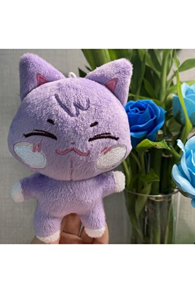 Choice San 10CM Kpop ATEEZzz Plush Pendant Keychain Aniteez Design Hongjoong Seonghwa Yunho Yeosang San Min