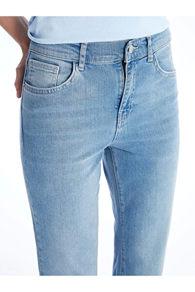 LC Waikiki LCW Jeans İNDİGO Mars Flare Kadın Jean Pantolon