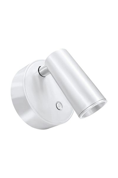 Choice White Mini Rechargeable Wall Light Black White Simple Three Color Adjustable Bedroom Bathroom Doorwa