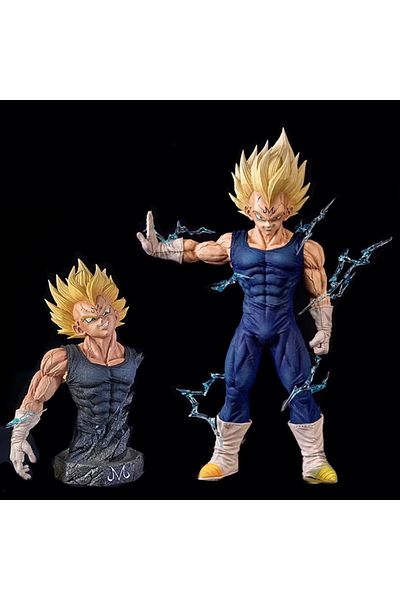 Choice No box 26cm Anime Dragon Ball Z Majin Vegeta Figure Replace Head Pvc Action Figures Vegeta Figurine