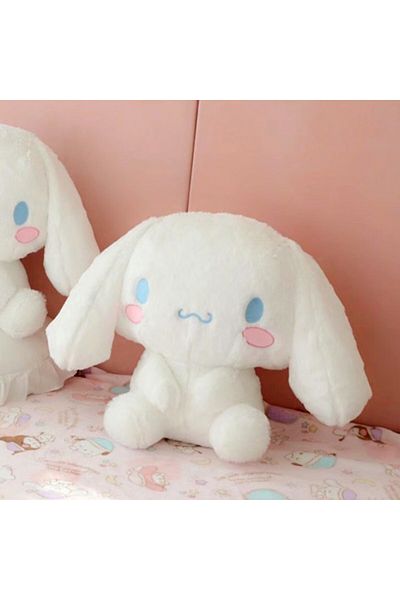 Choice B 45X55CM Sanrio Cartoon Anime Figure Japanese Cute Cinnamoroll Big Eared Dog Large Plush Sitting Do