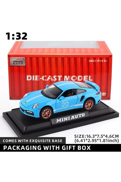 Choice1 سيارة بورش 911 جي تي 3 آر إس بيضاء اللون من مايستو، بمقياس 1:32، مصنو...