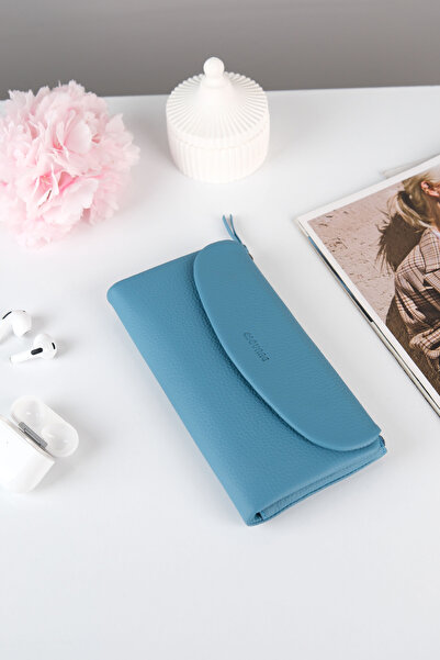 ESGUARE Kadın %100 Gerçek Deri Çok Bölmeli Cüzdan