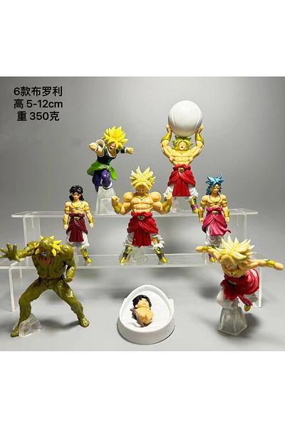 Choice pack by bag 01 6pcs/set Amine Dragon Ball Broli Broly Action Figure Toys