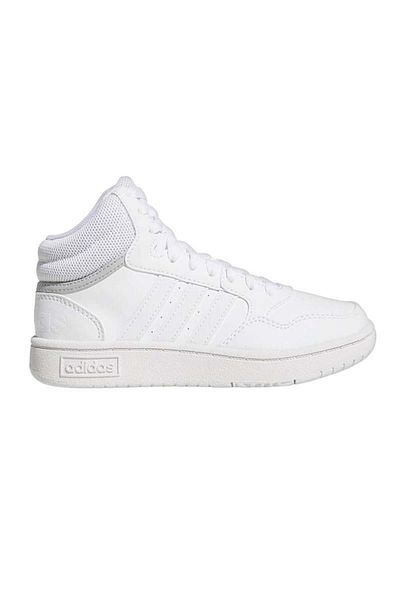 adidas Gw0401 White Hoops Mid 3.0 Children's Casual Shoes