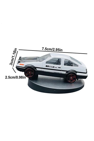 Choice Black Initial D Ae86 Fujiwara Racing Car Model Drift Car Model Statue Adornments Auto Center Console