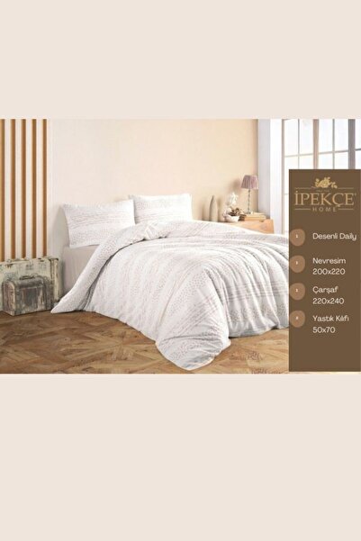 İpekçe Home İpekçe Home Desenli Daily %100 Pamuk