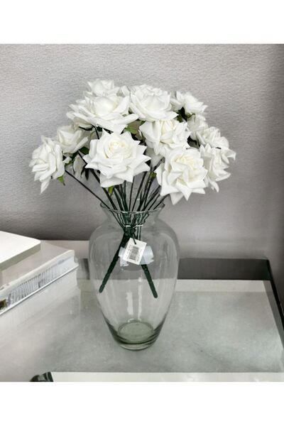 PEKİBU Modern Simple Large Glass Vase Transparent