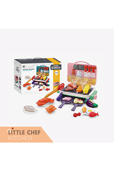 Choice1 BBQ TOYS 002 Kids Simulated Barbecue Set with Spray Light and Sound P...