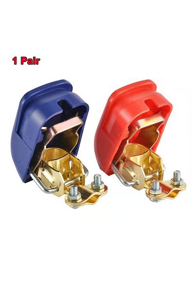 Choice 1 Pair Battery Terminal Connectors Negative and Positive 1 Pair Plate Quick Release Car Connector Ba