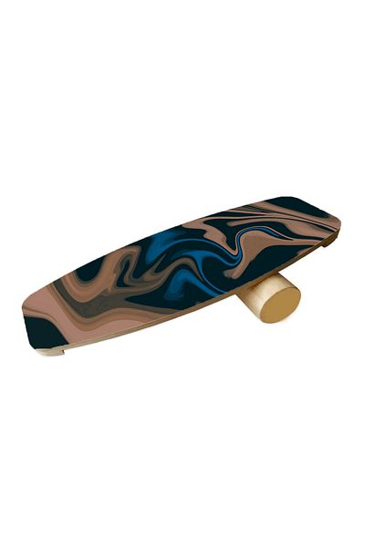 wudie Wooden Printed Balance Board Rocket Balance Board Rocket Gym Board