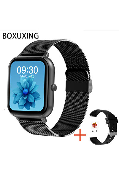 Choice حزام شبكي للمكالمات عبر البلوتوث باللون الأسود 2025 جديد لساعة Xiaomi الذكية للسيدات، حزام رياضي للمكالمات واللياقة البدنية