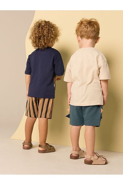 Next Baby Blue Fish Character 2-Piecekol and Shorts Set