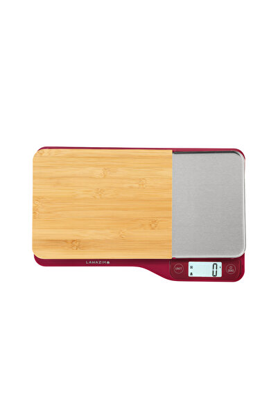 Lawazim Digital Kitchen Scale with Removable Chopping Board - Food Weight Scale for Cooking & Meals