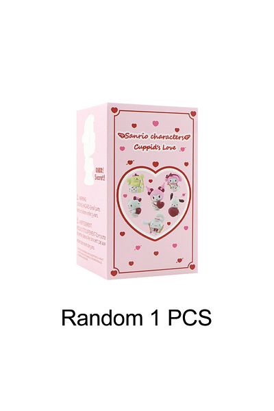 Choice Random Style 1pcs Sanrio Figure Blind Box Love Cupid Series Cinnamoroll Cartoon Anime Kuromi Doll He