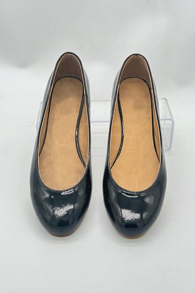 SWORD Women's Flat Black Ballerina Shoes Casual Shoes Mother Shoes