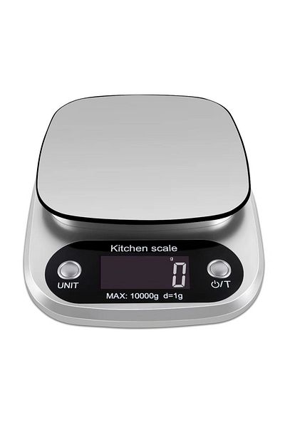 Choice 10Kg Silver High Precision Kitchen Scale 10kg Electronic Jewelry Food Baking Scale Multifunction Mea